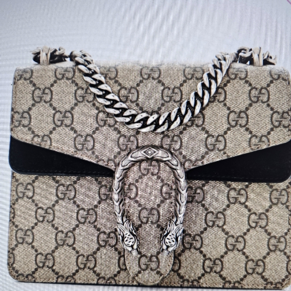 GG Supreme Monogram Mini Dionysus